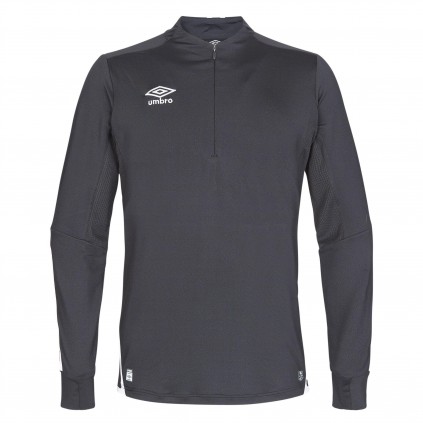 Umbro UX Elite Half Zip - Sort/Hvit JR