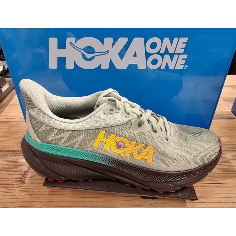 Hoka Challenger ATR 7 dame Aloe vera / Black