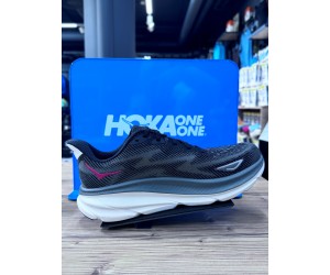 HOKA Clifton 9 dame Shifting Sand/Eggnog