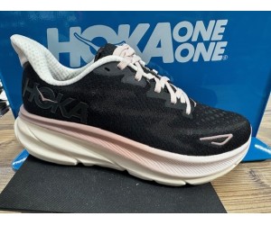 HOKA Clifton 9 dame i farge Obsidian/Quartz