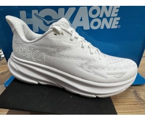 HOKA Clifton 9 Dame/White