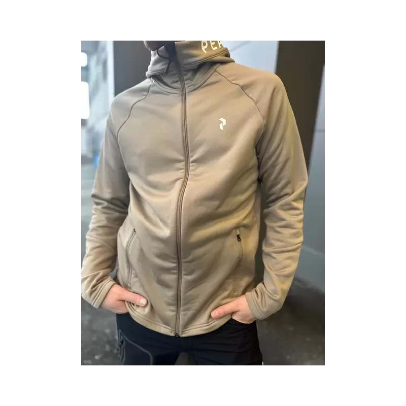 Peak Performance Rider zip hood herre / avid beige