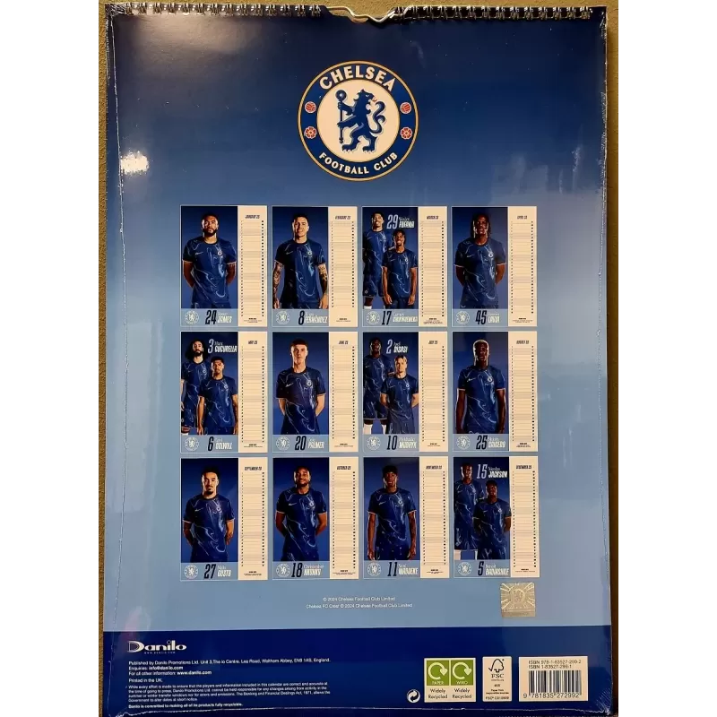 Chelsea Fotballkalender 2025